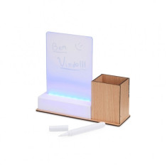 Quadro de Mensagens LED com Porta caneta Personalizado