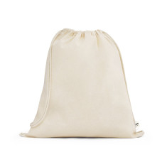 Sacola Tipo Mochila 100% Algodão Orgânico Personalizado 