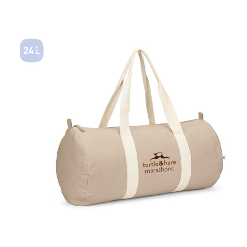 Bolsa esportiva em algodão reciclado e poliéster reciclado (380 g/m² ) Personalizada