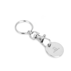 Chaveiro em metal com formato de moeda Personalizado