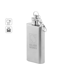 Garrafa de bolso em aço inox (50 mL) Personalizada