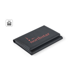 Carteira magnética em PU de grande capacidade com bloqueio RFID Personalizada