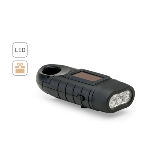 Lanterna compacta de 0'5 W em ABS, com 3 LEDs brancos com 90 lumens Personalizada