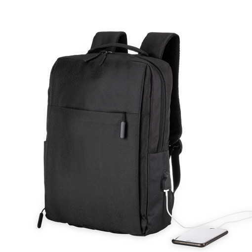 Mochila de nylon usb 20l para brinde