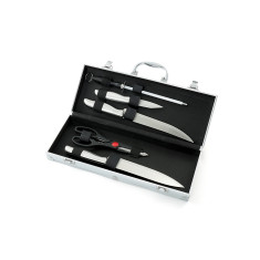 Kit churrasco com 5 peças na maleta para brinde