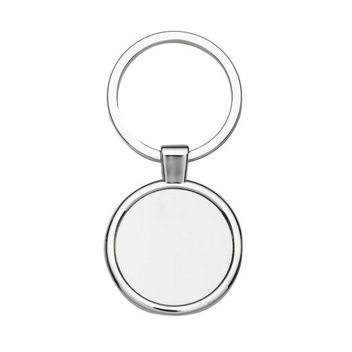 Chaveiro de metal redondo  com logotipo