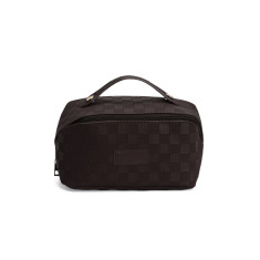 Nécessaire de couro sintético personalizado