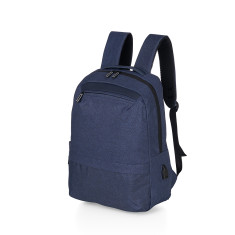 Mochila de nylon usb 21l promocional