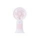 Mini ventilador recarregável com logotipo