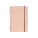 Caderno com capa plástica personalizado