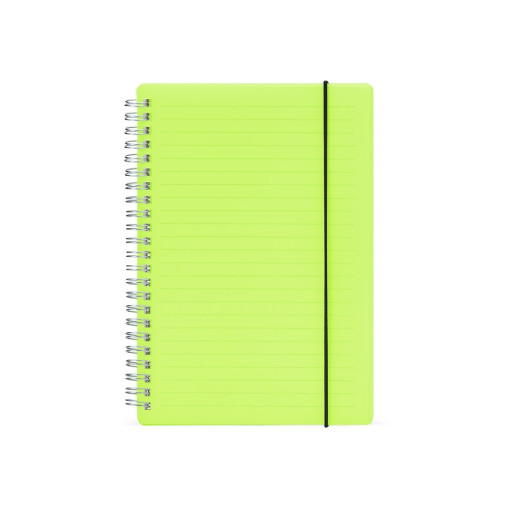Caderno com capa plástica personalizado