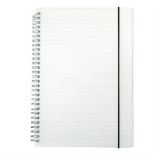 Caderno com capa plástica personalizado