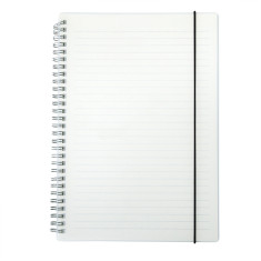 Caderno com capa plástica personalizado