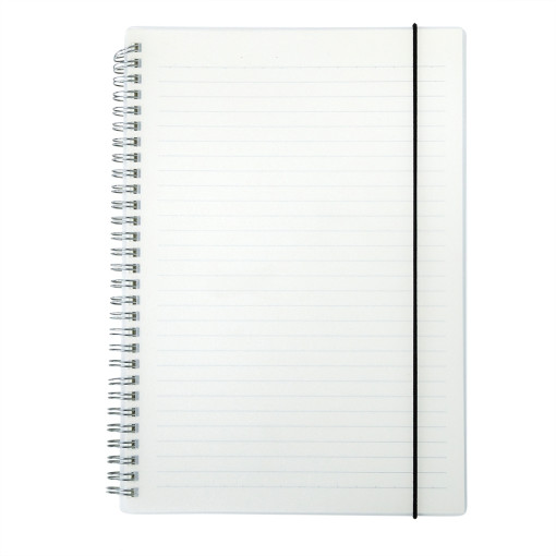 Caderno com capa plástica personalizado