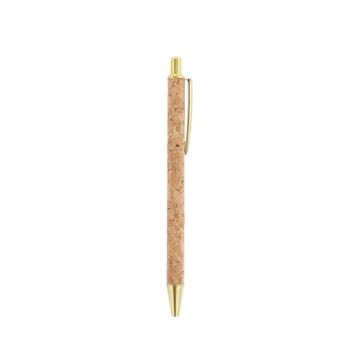 Caneta metal e cortiça para empresas