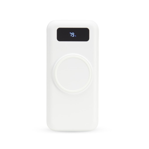 Power bank 10.000mah com carregamento via indução ou via cabo personalizado