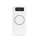 Power bank 10.000mah com carregamento via indução ou via cabo personalizado