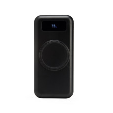 Power bank 10.000mah com carregamento via indução ou via cabo personalizado
