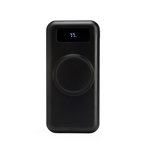 Power bank 10.000mah com carregamento via indução ou via cabo personalizado