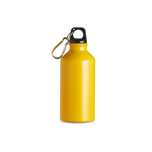 Squeeze alumínio 420ml com mosquetão para empresas