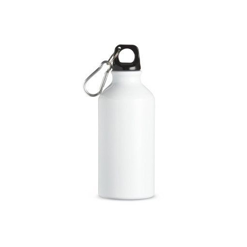 Squeeze alumínio 420ml com mosquetão para empresas