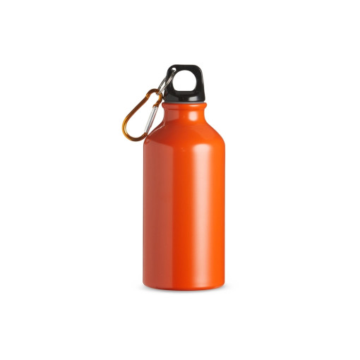 Squeeze alumínio 420ml com mosquetão para empresas