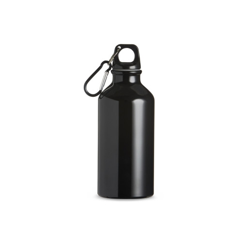 Squeeze alumínio 420ml com mosquetão para empresas