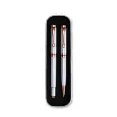 Conjunto canetas executivas 2 peças para brinde