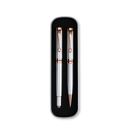 Conjunto canetas executivas 2 peças para brinde
