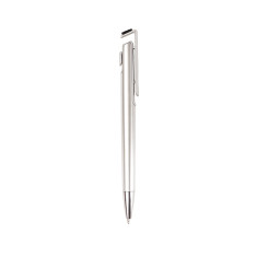 Caneta plástica com suporte para celular para empresas