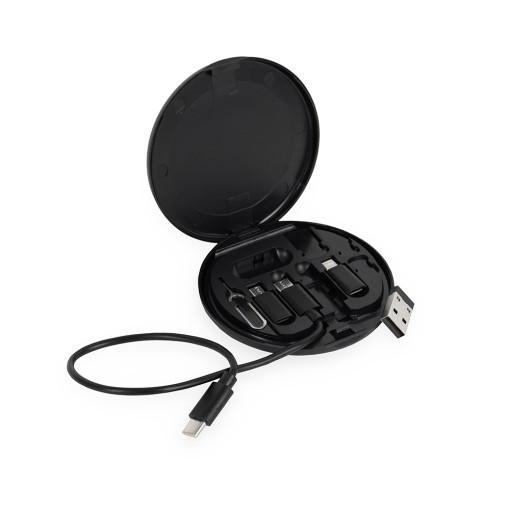 Kit cabo usb-c com 3 adaptadores personalizado