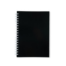 Caderno laminado com pauta para empresas