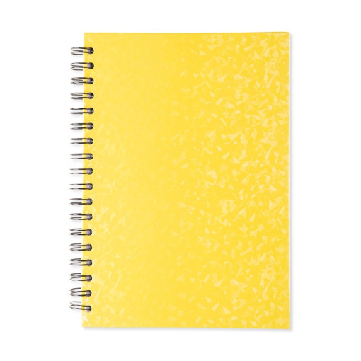 Caderno holográfico com pauta para empresas