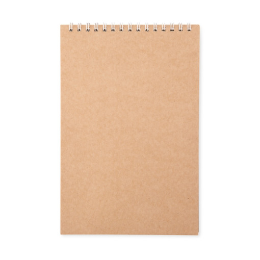 Bloco de anotações kraft personalizado