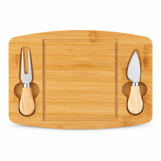 Kit queijo 2 peças bambu para brinde