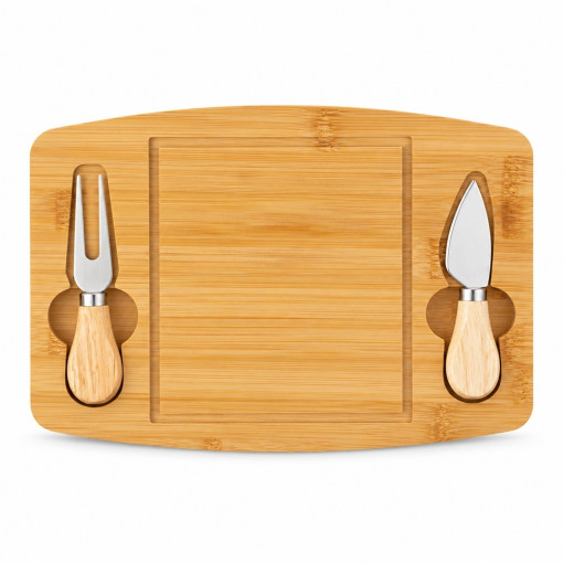 Kit queijo 2 peças bambu para brinde