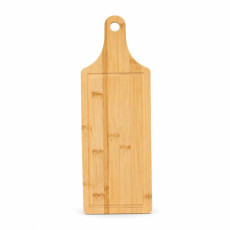 Tábua de corte com  canaleta  40x14 com logotipo