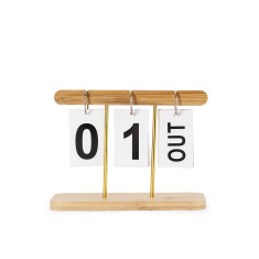 Calendário Permanente Bambu Personalizado