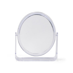 Espelho de mesa oval plástico com logotipo