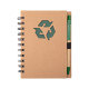 Caderno ecológico com caneta para brinde