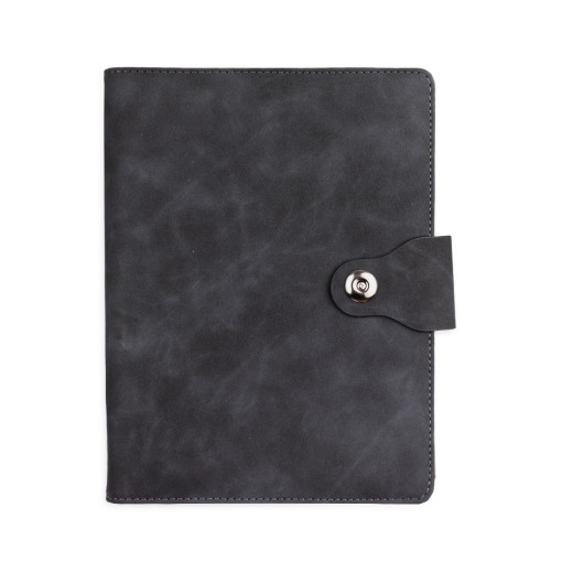 Caderno fichário pu com logotipo