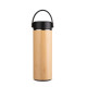 Garrafa térmica bambu 400ml com logotipo