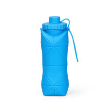 Garrafa dobrável silicone 600ml com logotipo